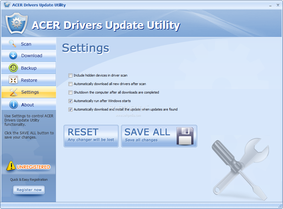 Acer Driver Update Utility Serial Key