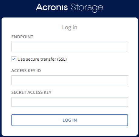 acronis storage