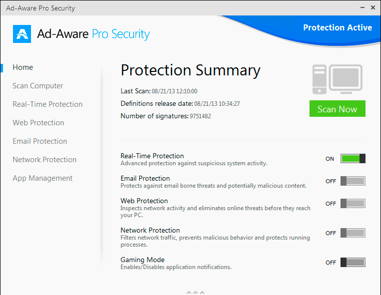 Adaware Pro Security screenshot #0