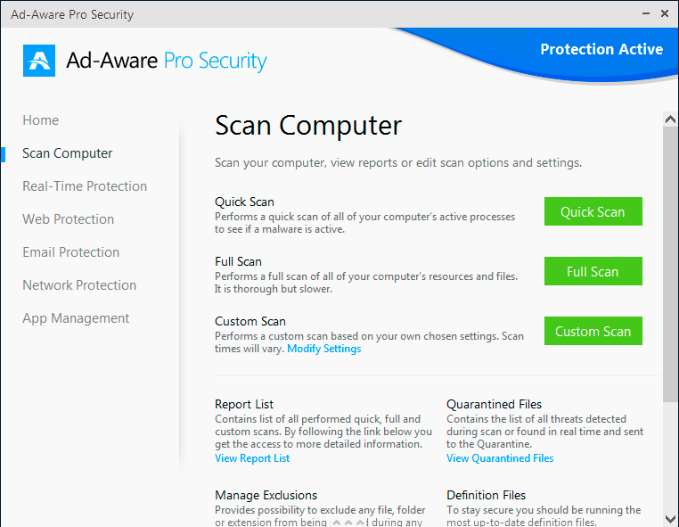 Adaware Pro Security screenshot #1