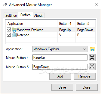 Advanced Mouse Manager screenshot #1