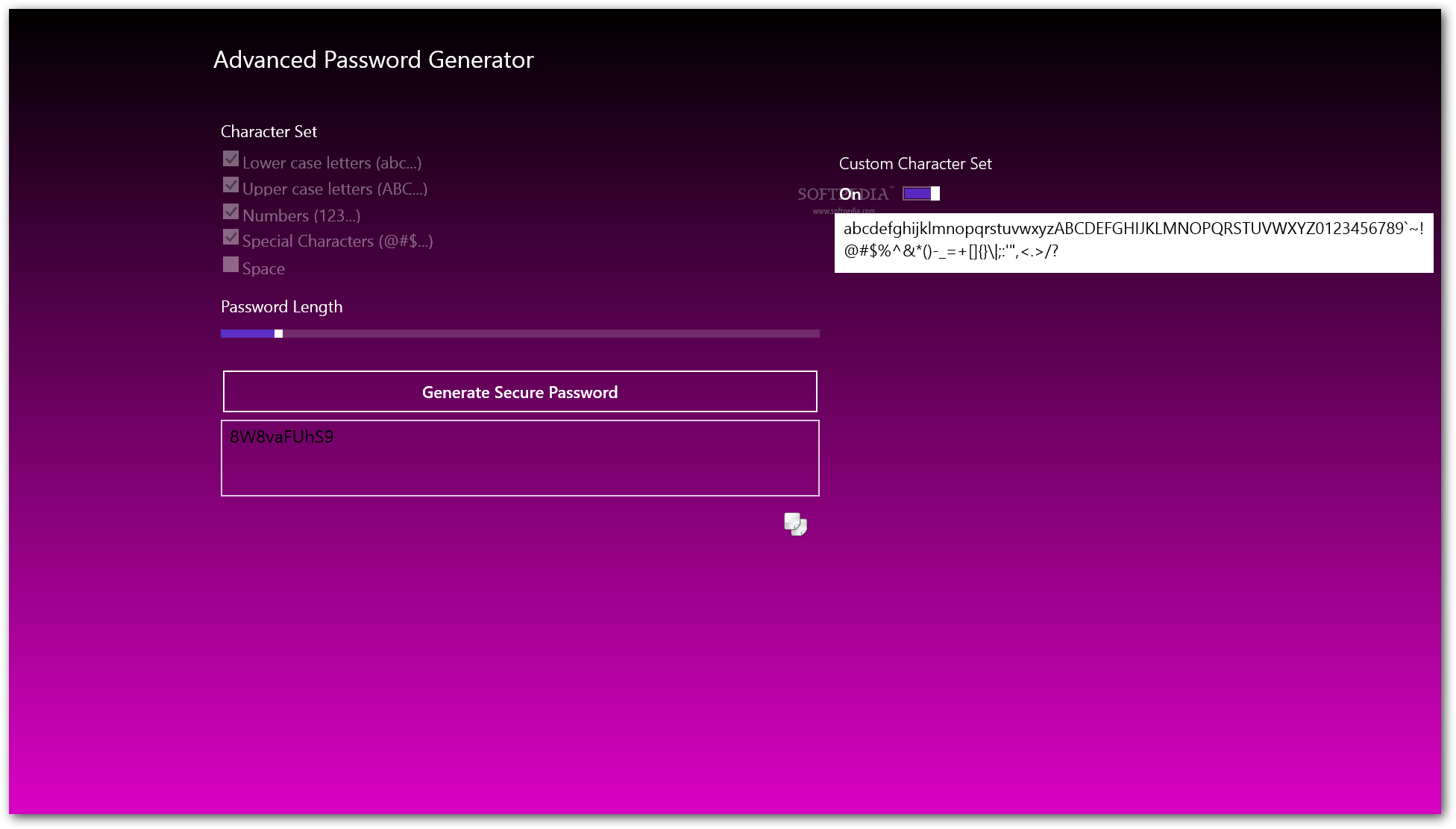 download 20 digit password generator