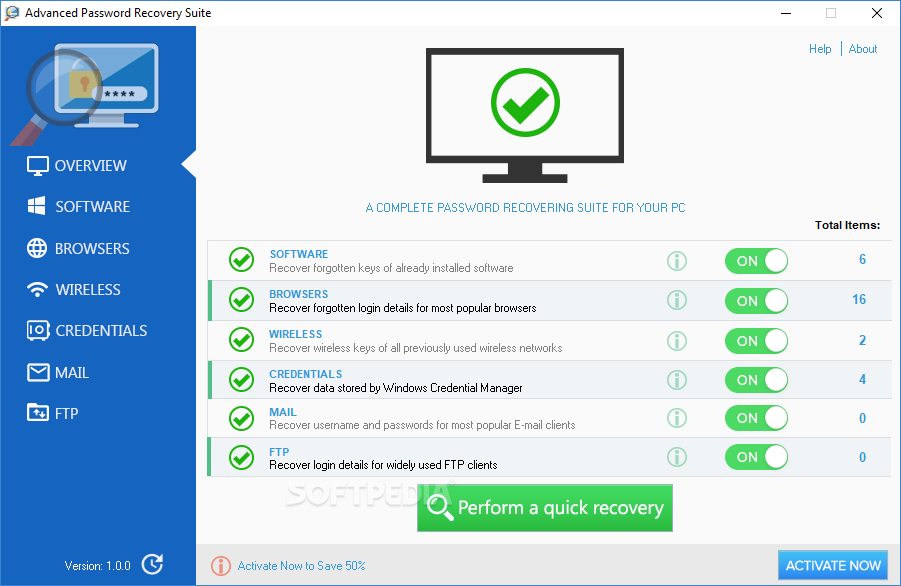 Advanced Password Recovery Suite (Windows) - Download & Review