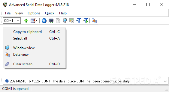 Advanced Serial Data Logger screenshot #0