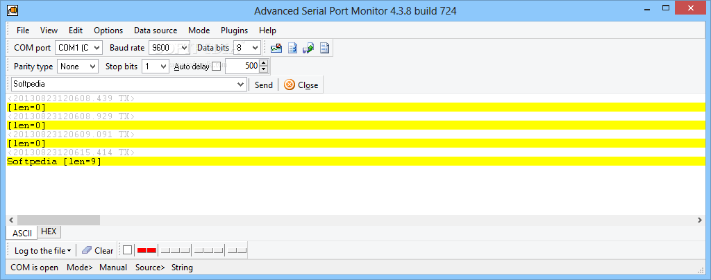 Advanced Serial Port Monitor screenshot #1