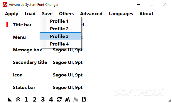 Advanced System Font Changer screenshot #2