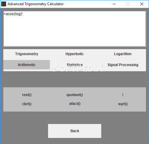 Advanced Trigonometry Calculator Portable screenshot #4