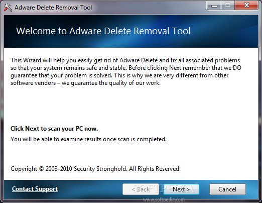 delete adaware