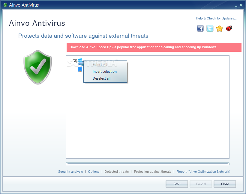 Ainvo Antivirus screenshot #1
