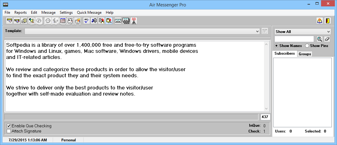 air messenger pro download