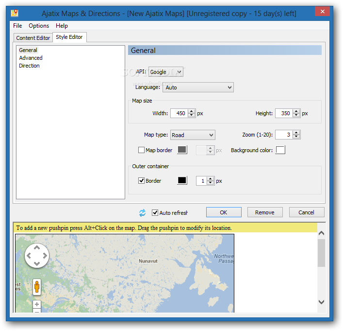 Download Ajatix Maps & Directions for Dreamweaver 2.1.7
