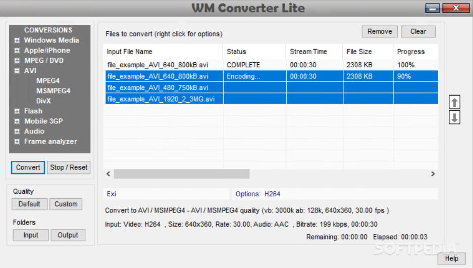 WM Converter Lite screenshot #3
