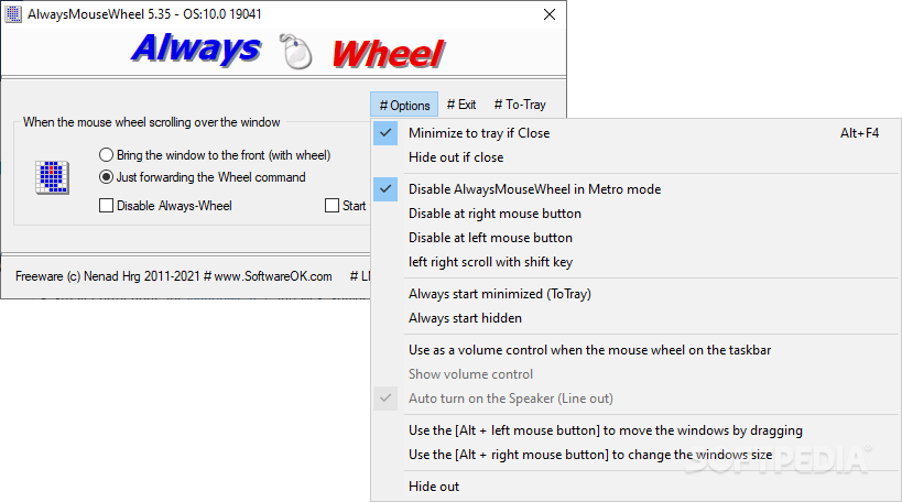 download the new version for android AlwaysMouseWheel 6.21