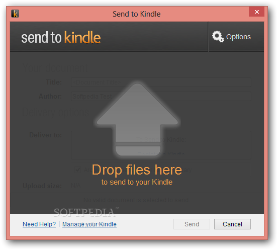 sending my coverted epubs to my amazon kindle account