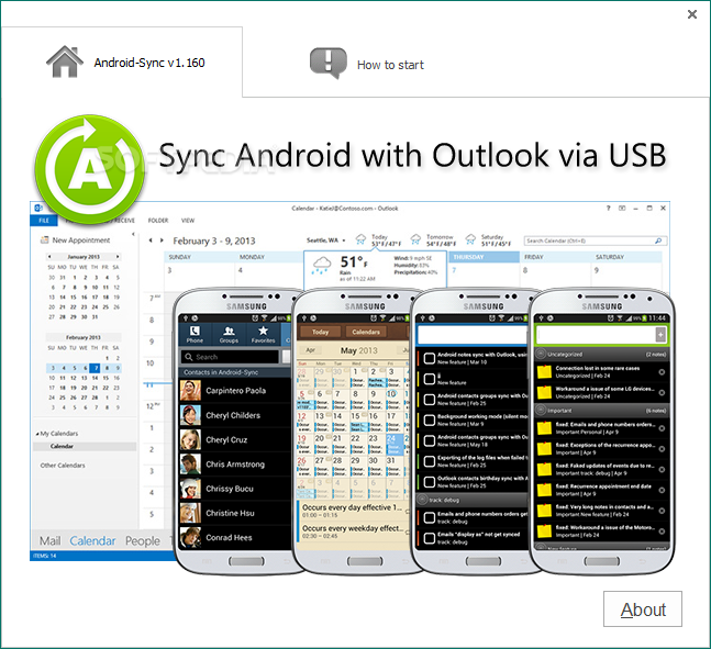 bittorrent sync android to outlook