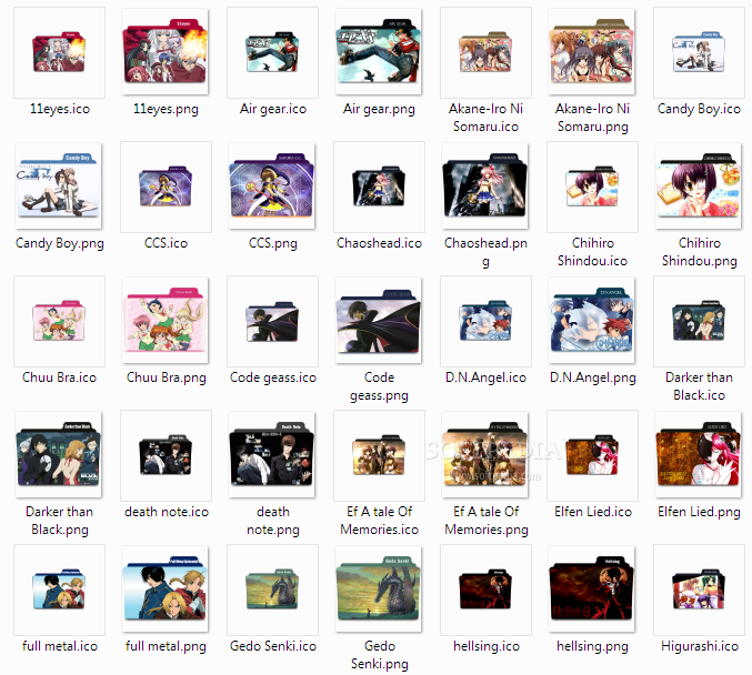 Anime Folders (Windows) - Download