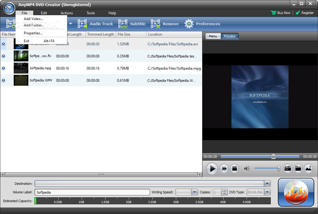 AnyMP4 DVD Creator 7.3.6 download the new version for ipod