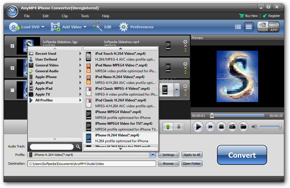 AnyMP4 Video Converter Ultimate 8.5.32 download the new version for ios