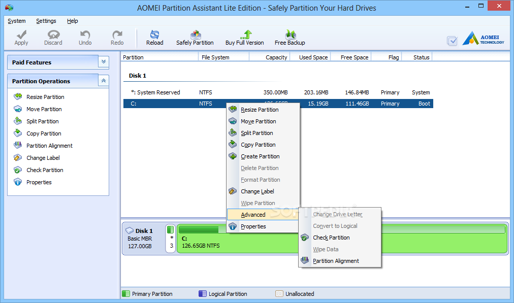 aomei partition assistant professional edition 8.4