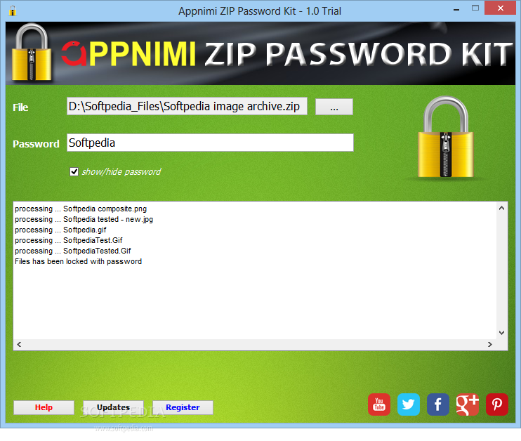 zip password genius key
