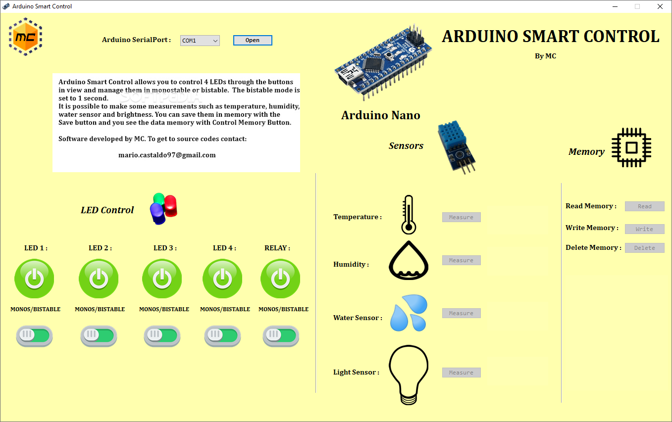 Arduino Smart Control screenshot #0