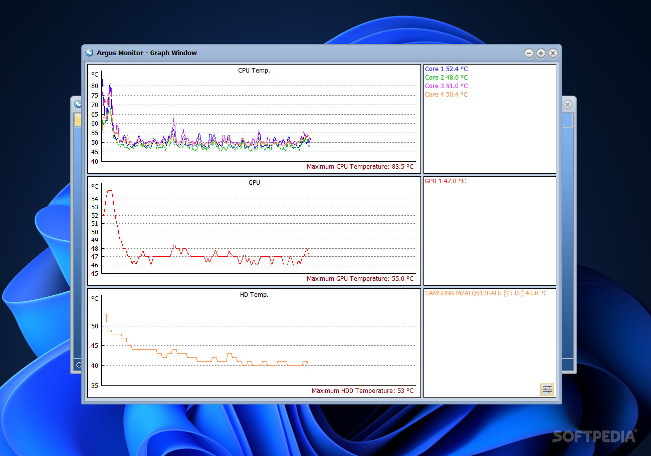 Argus Monitor screenshot #0