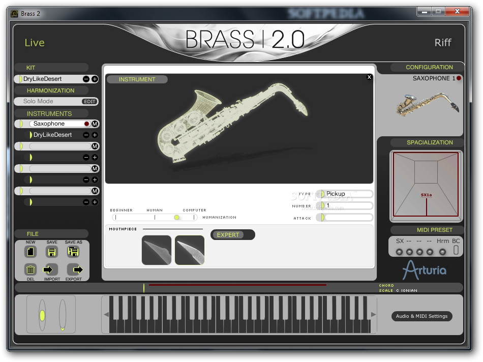 download the new Arturia Augmented BRASS