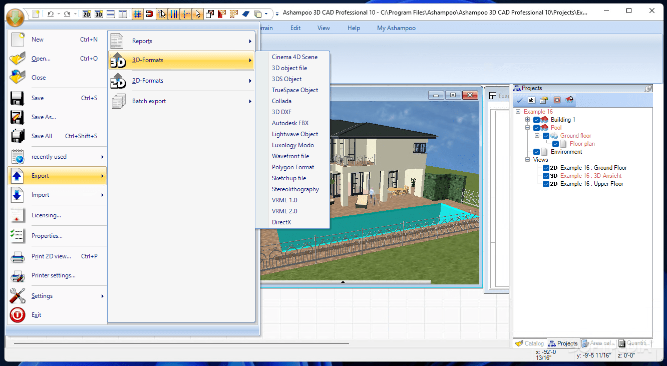 Ashampoo 3D CAD Professional screenshot #1