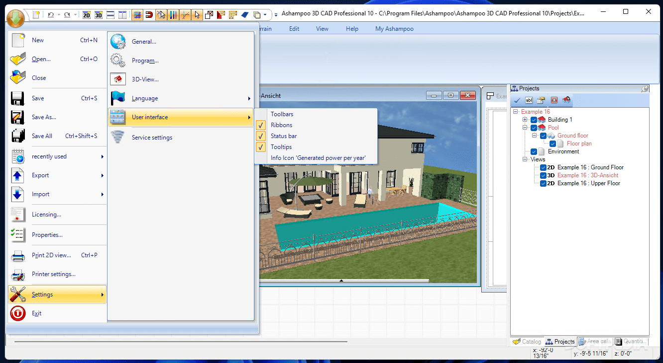 Ashampoo 3D CAD Professional screenshot #2