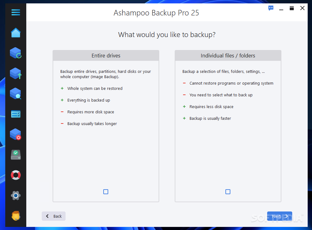 Ashampoo Backup Pro 25.01 download the last version for windows