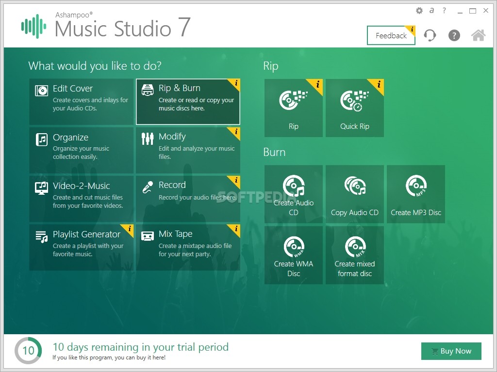 instal the last version for mac Ashampoo Music Studio 10.0.2.2