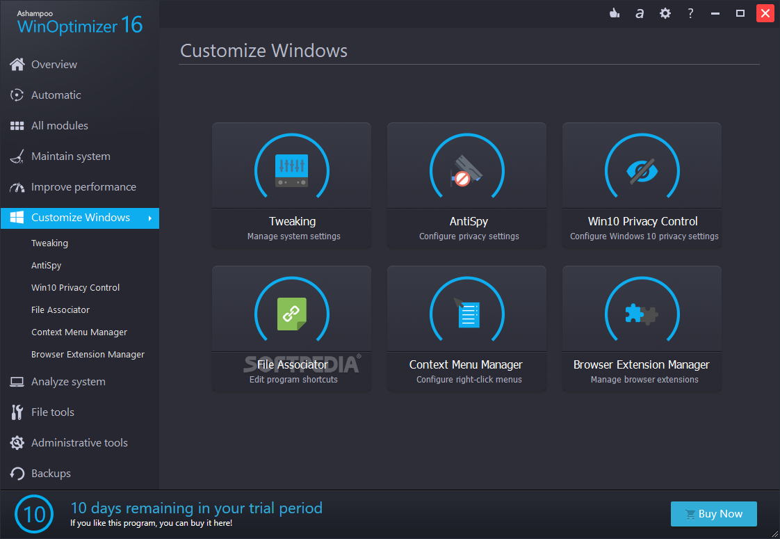 Ashampoo WinOptimizer 26.00.13 download the new version for windows