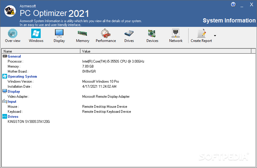 Asmw PC Optimizer screenshot #5