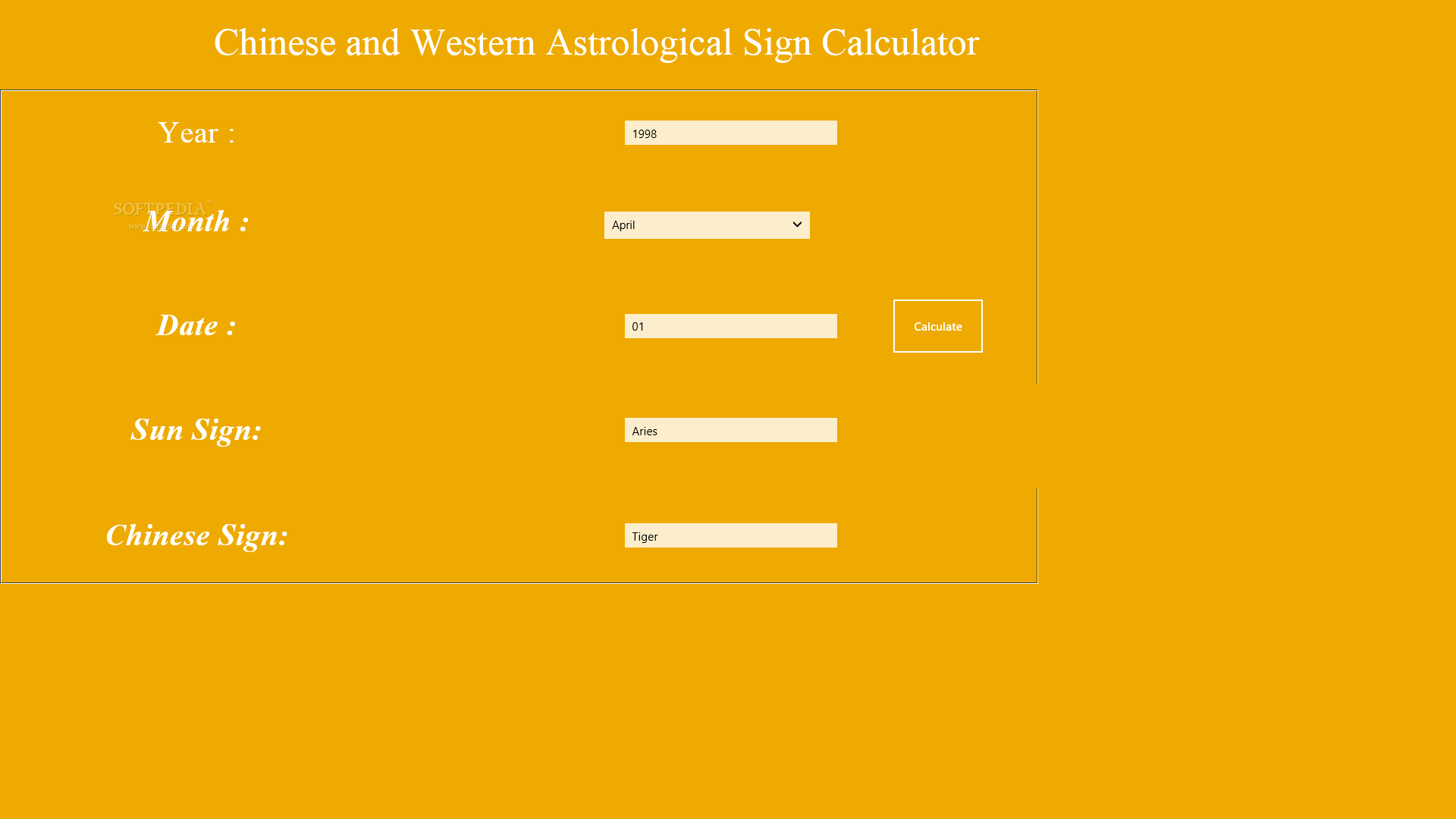 calculate your big bell astrological chart