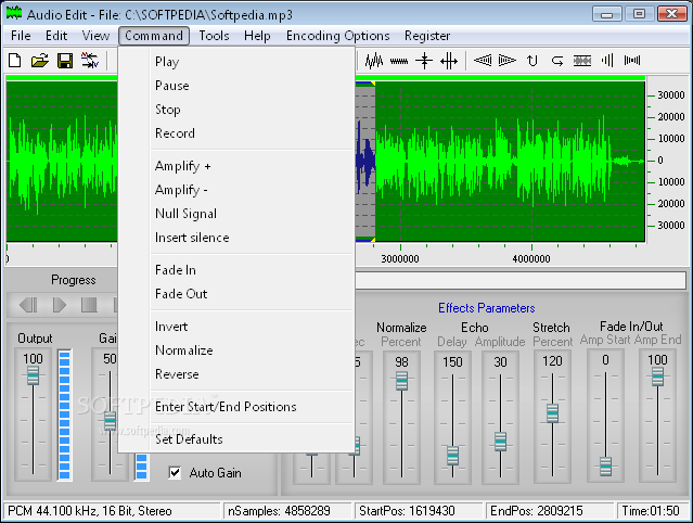 edit audio windows 10