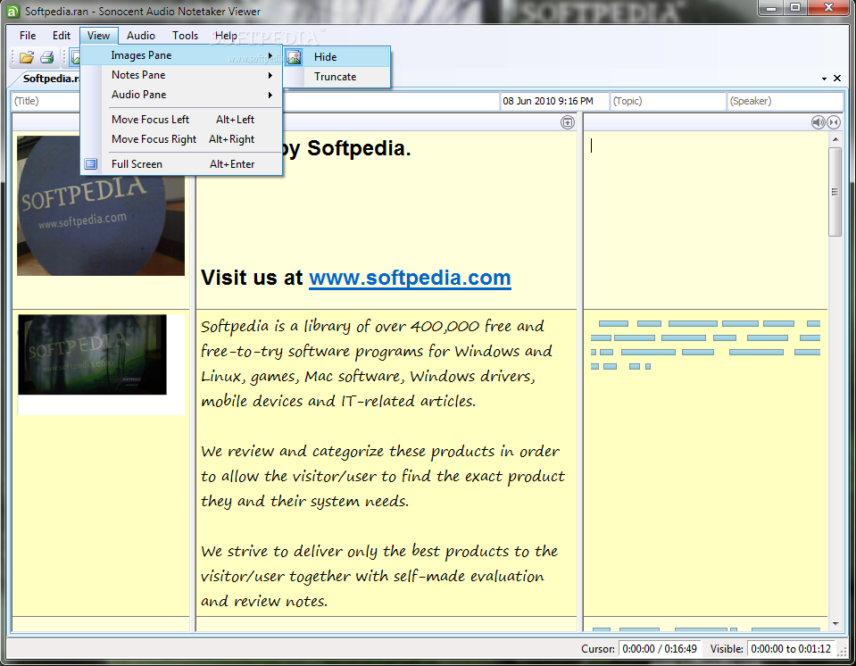 audio notetaker software