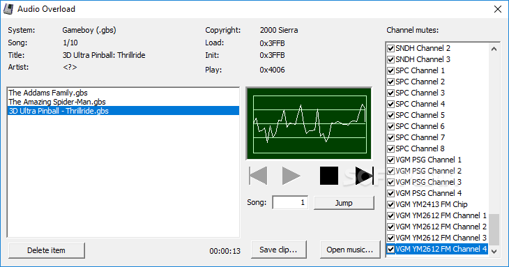 audio overload for windows