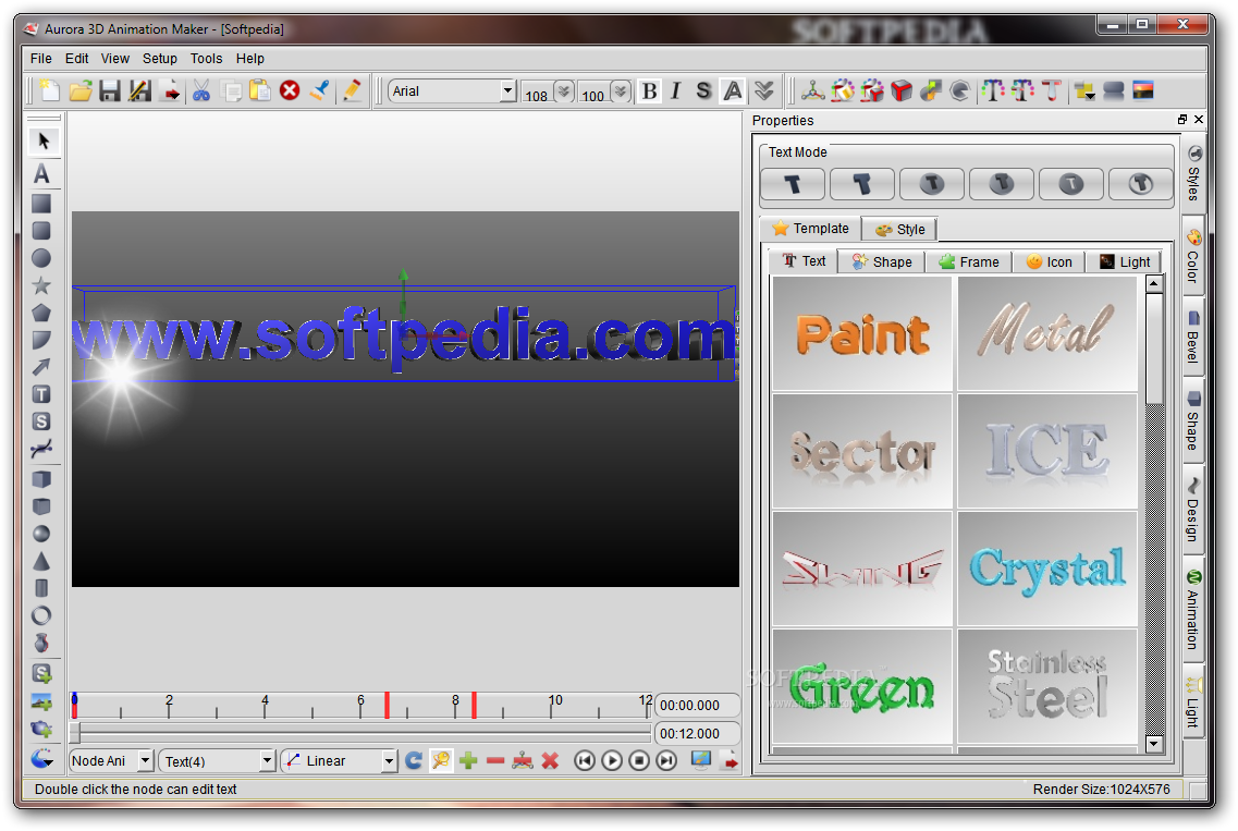 Aurora 3D Animation Maker  (Windows) - Download & Review