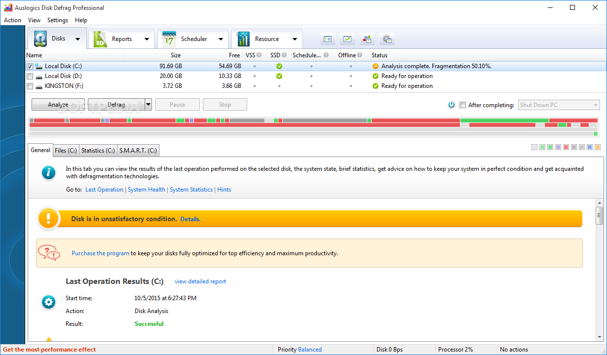 Auslogics Disk Defrag Pro 11.0.0.3 / Ultimate 4.12.0.4 download the new version for android