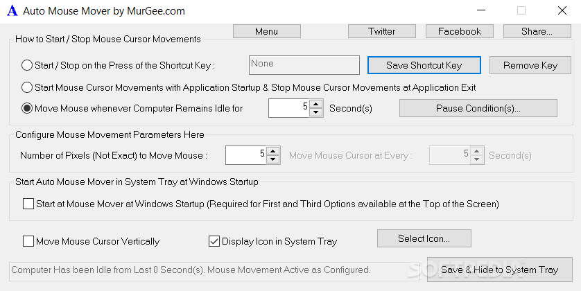 Auto Mouse Mover screenshot #0