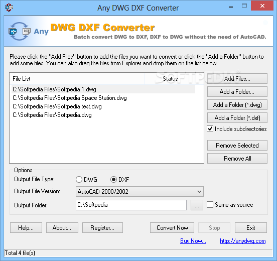 dwg dxf converter free
