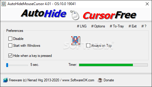 auto hide mouse cursor download