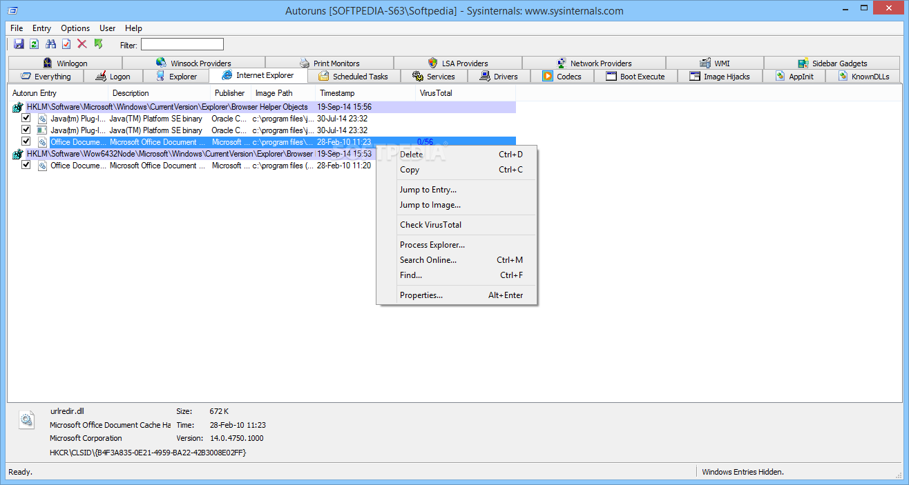 download the new version for windows AutoRuns 14.10