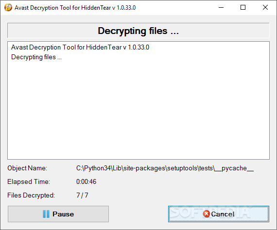 free instals Avast Ransomware Decryption Tools 1.0.0.651