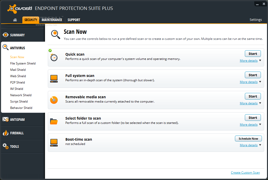 Avast endpoint protection plus