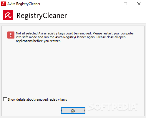 Avira Registry Cleaner screenshot #1