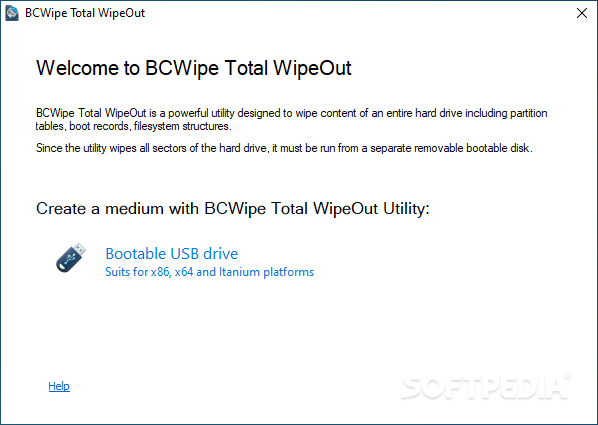 BCWipe Total WipeOut screenshot #0