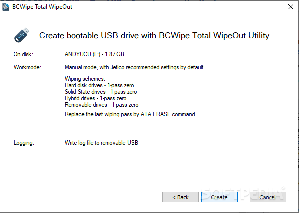 BCWipe Total WipeOut screenshot #4