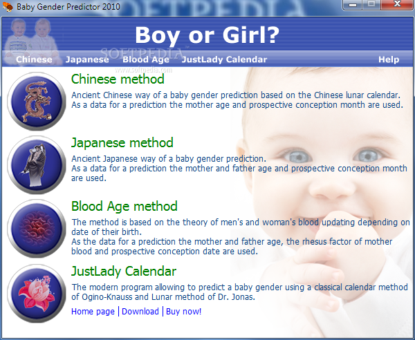 Download Baby Gender Predictor 2010 1 0 1 1