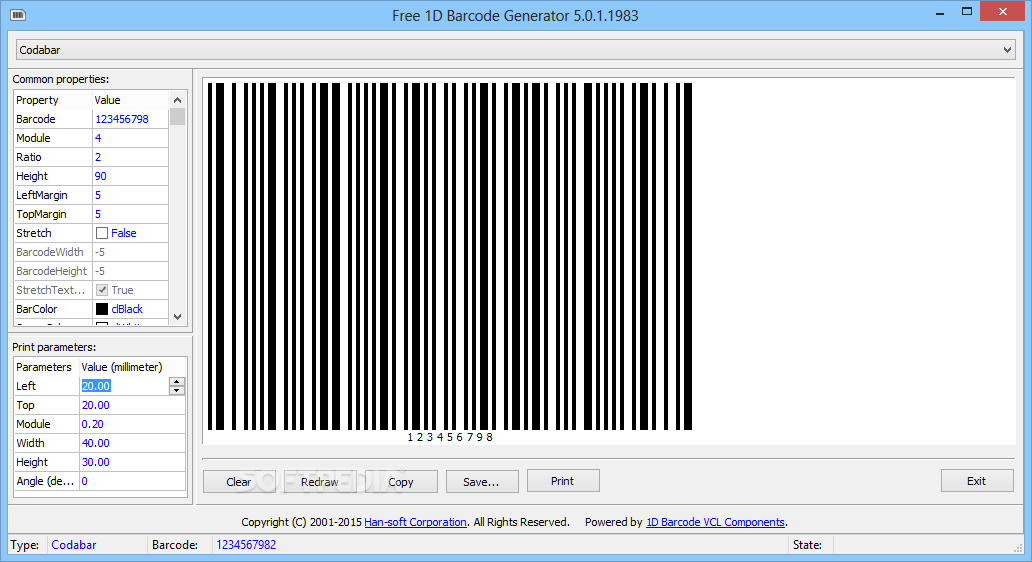 barcode free download full version
